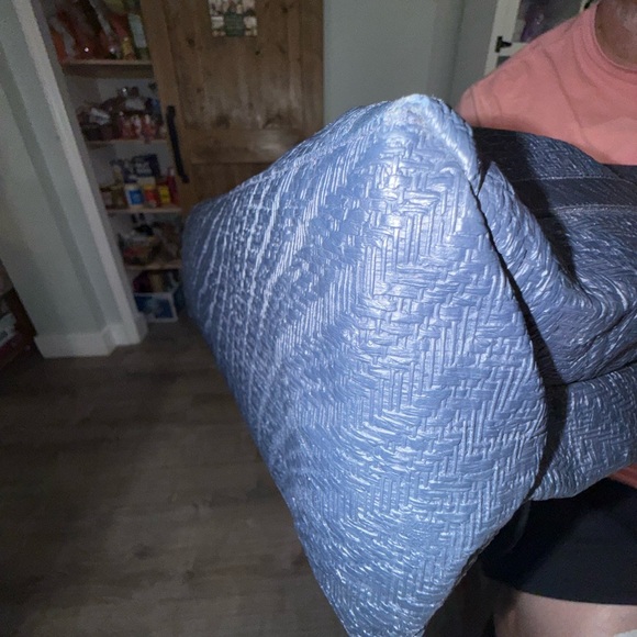 MCM Navy Blue Leather Tote - Picture 6 of 9